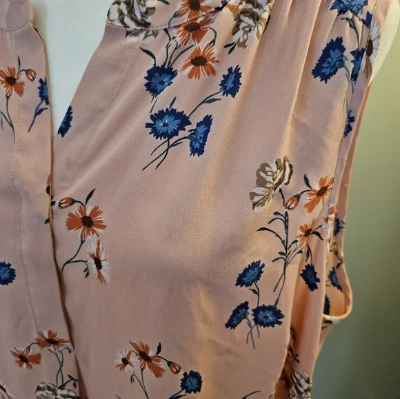 Daniel Rainn Women's Size 2x Floral Pink Sleeveless Top Shirt - Picture 11 of 14